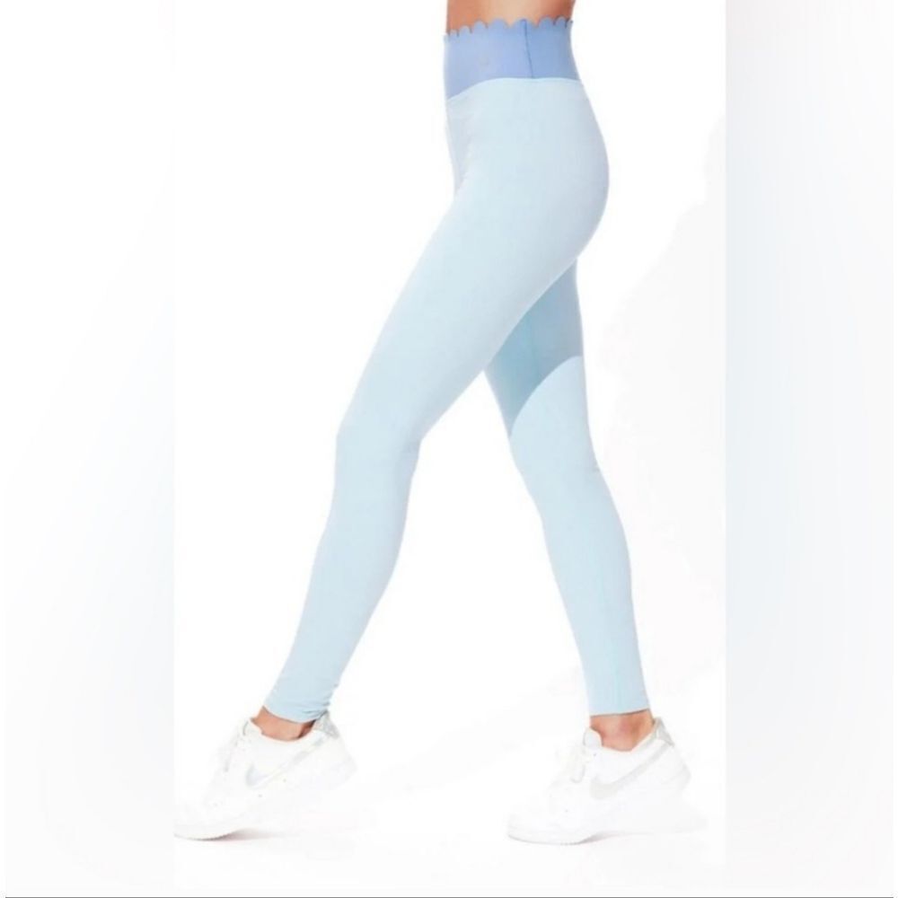 NWT Eleven pretty power tennis leggings ice blue Sma by Venus Williams - Picture 2 of 12